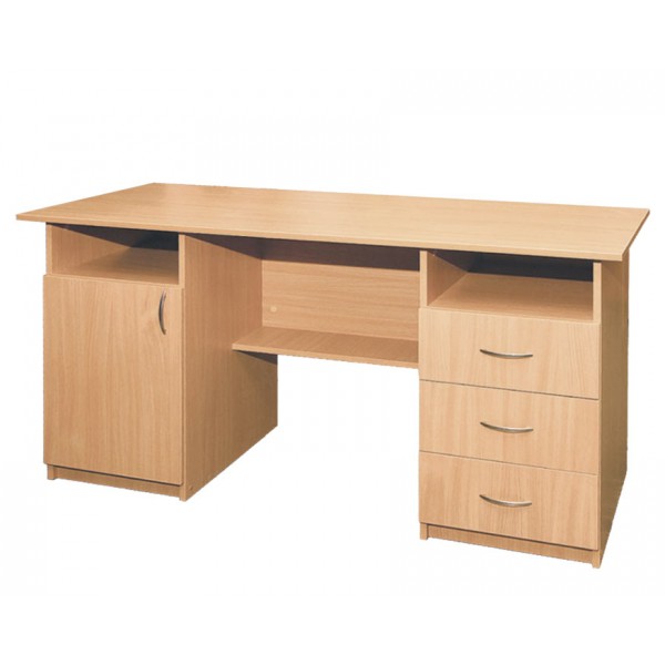 1-door desk with three drawers (4104)