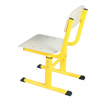 Student T-shaped chair on a flat-oval tube №2-5 (32452)