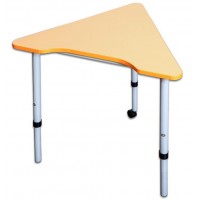 Mobile modular table Triangle 60⁰ adjustable in height (80511)