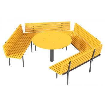 Bench with table (31607-8)