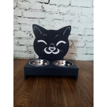 Cat feeder Black cat (257.01)