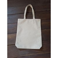 Eco-friendly shopping bag, cotton white with a milky shade, calico, severe density 230 (777.01)